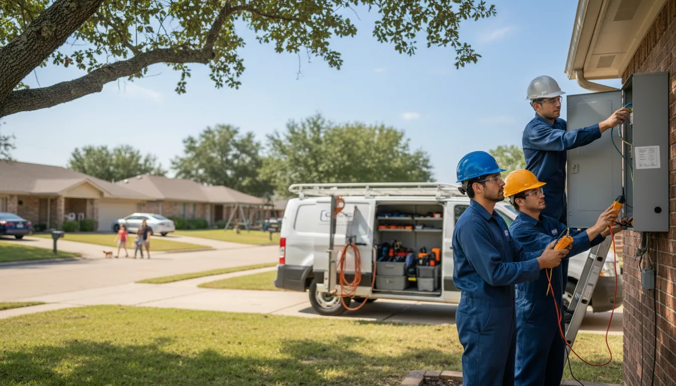 Certified electrician providing emergency electrical services in Hernshaw, WV